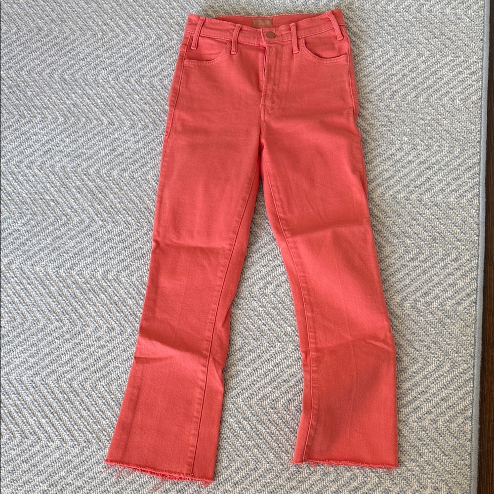 Women's Mother the hustler ankle fray Jeans